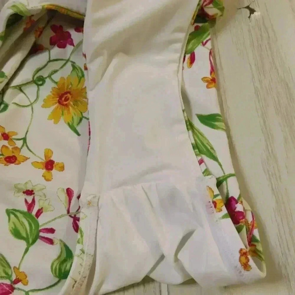 Aqua Womens One Piece Floral Swimsuit Size Small - Picture 7 of 12